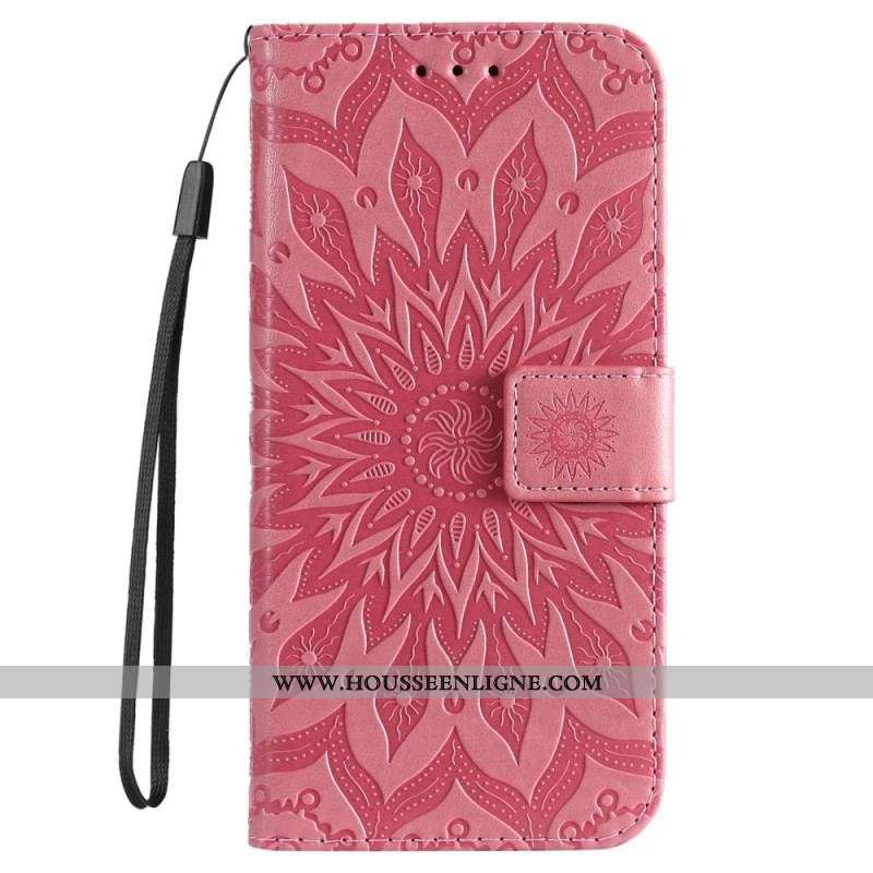 Housse OnePlus Nord 2T 5G Mandala avec Porte-Cartes à Lanière