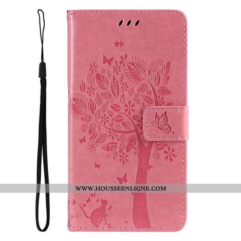 Housse OnePlus Nord 2T 5G Porte-Cartes à Lanière