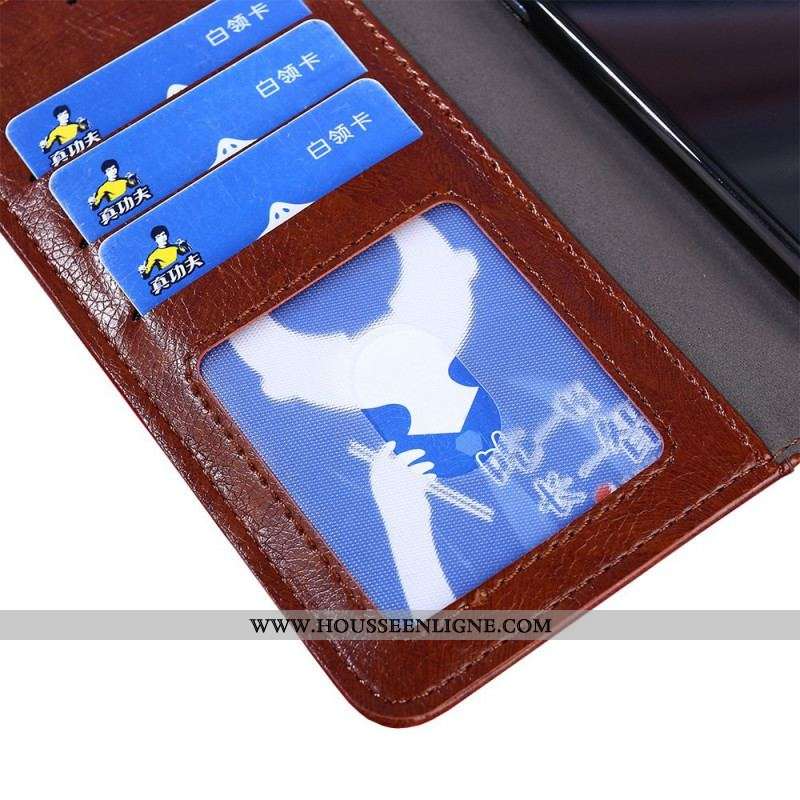 Housse OnePlus Nord 2T 5G Porte-Monnaie Frontal et Lanière