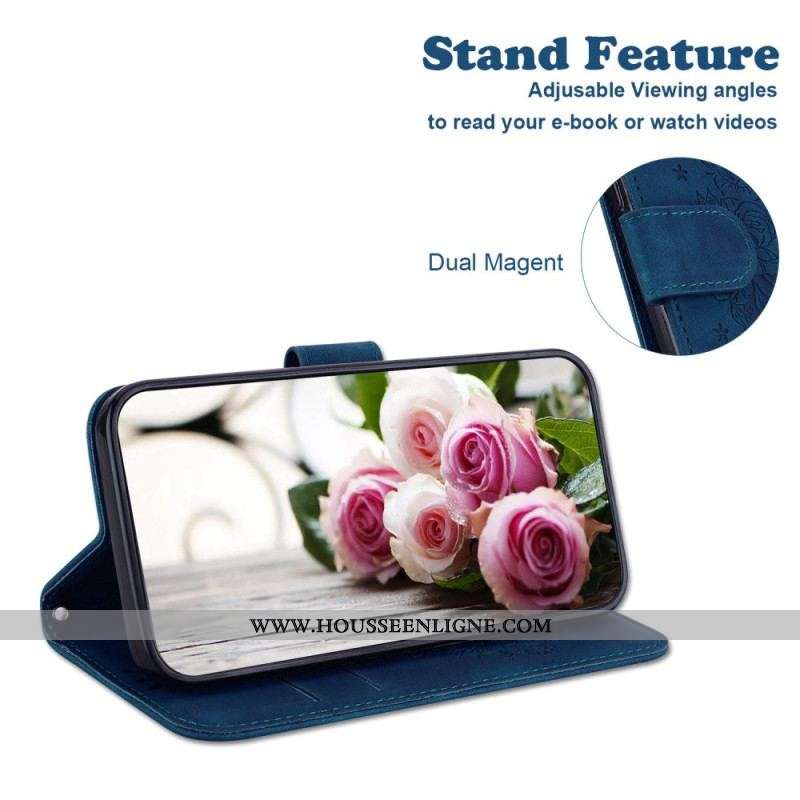 Housse OnePlus Nord 2T 5G Roses et Papillons