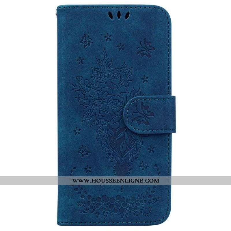 Housse OnePlus Nord 2T 5G Roses et Papillons