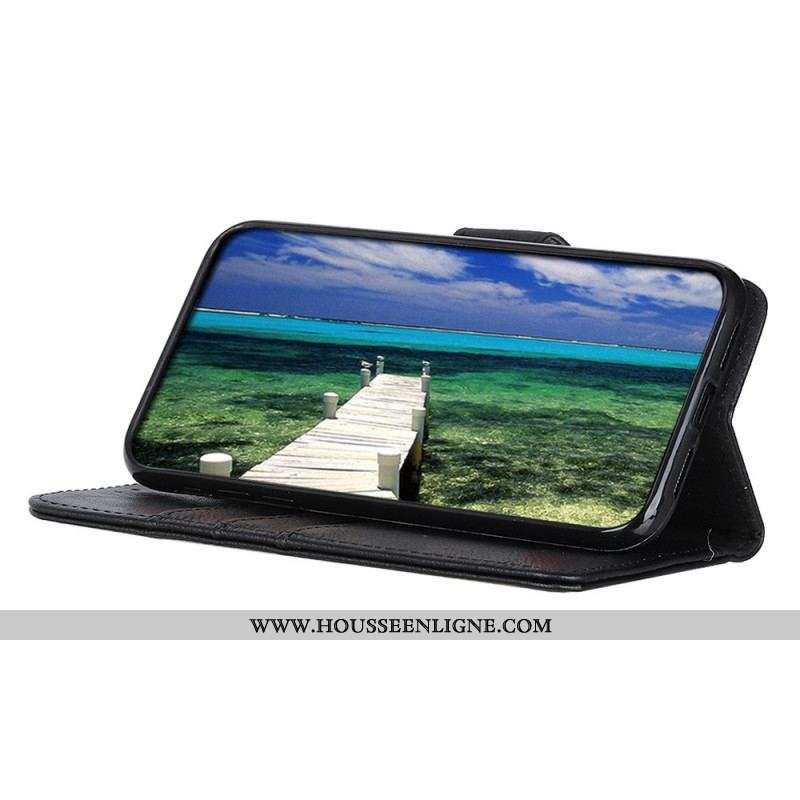 Housse OnePlus Nord 2T 5G Simili Cuir KHAZNEH