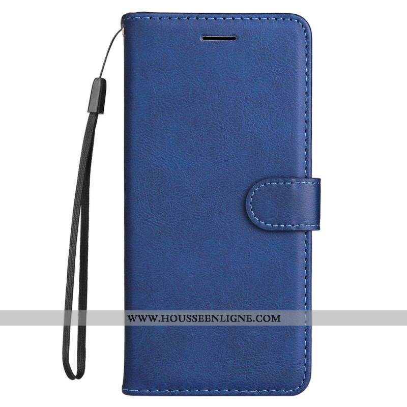 Housse OnePlus Nord 2T 5G Simili Cuir Porte-Cartes à Lanière