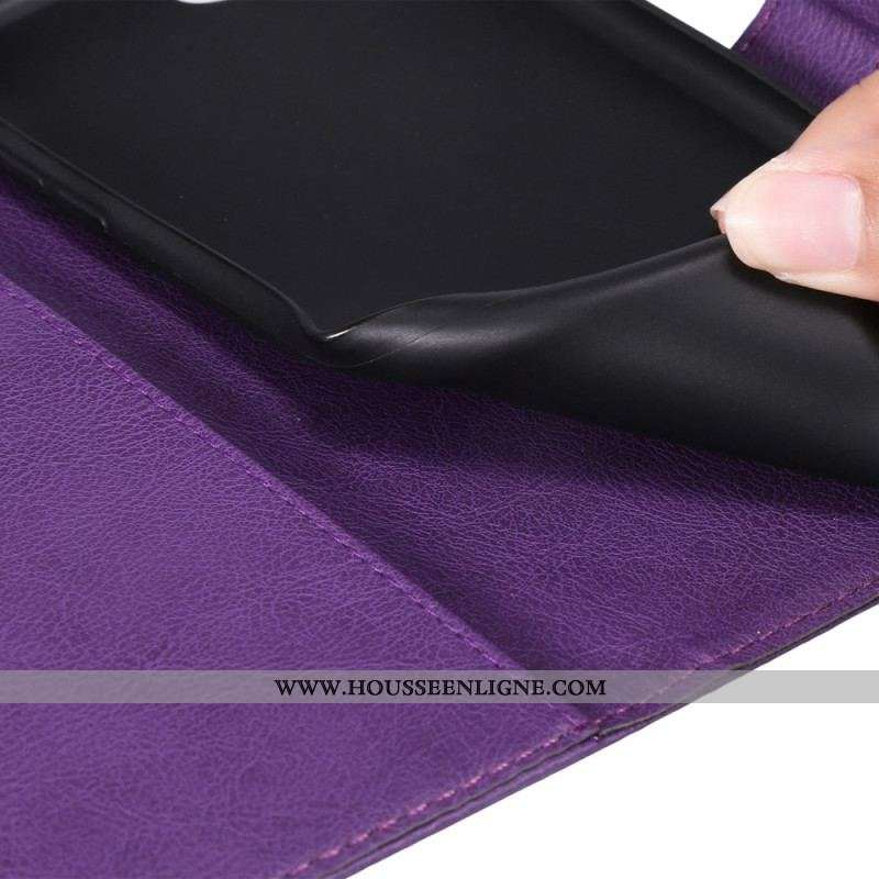Housse OnePlus Nord 2T 5G Simili Cuir Porte-Cartes à Lanière