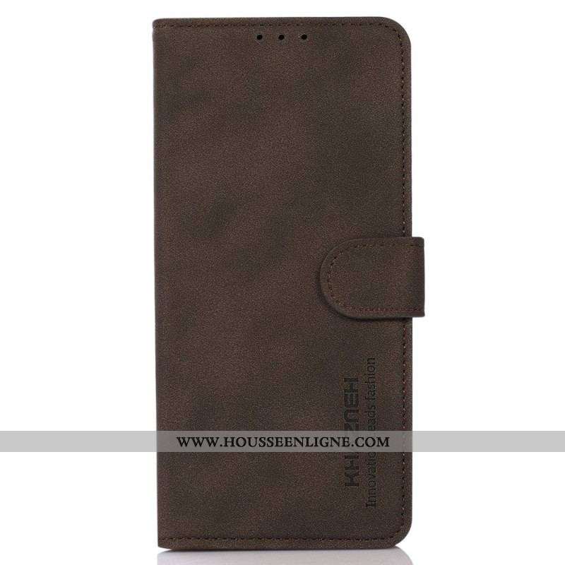 Housse OnePlus Nord 2T 5G Simili Cuir Vintage KHAZNEH