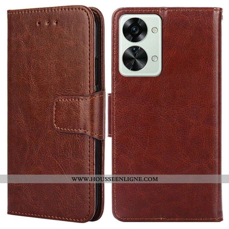 Housse OnePlus Nord 2T 5G Simili Cuir Vintage