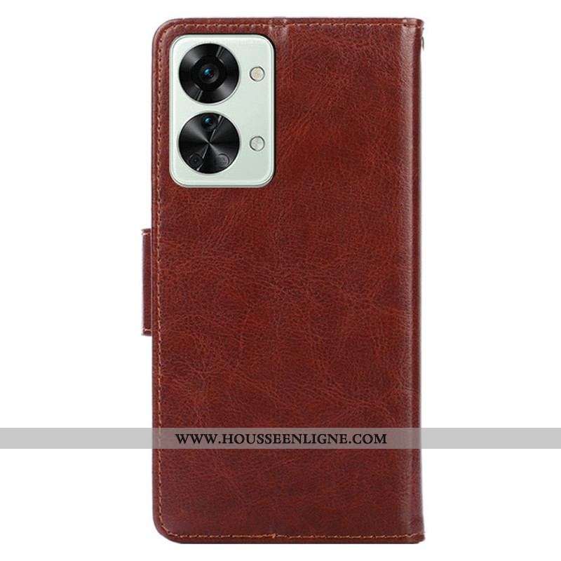 Housse OnePlus Nord 2T 5G Simili Cuir Vintage