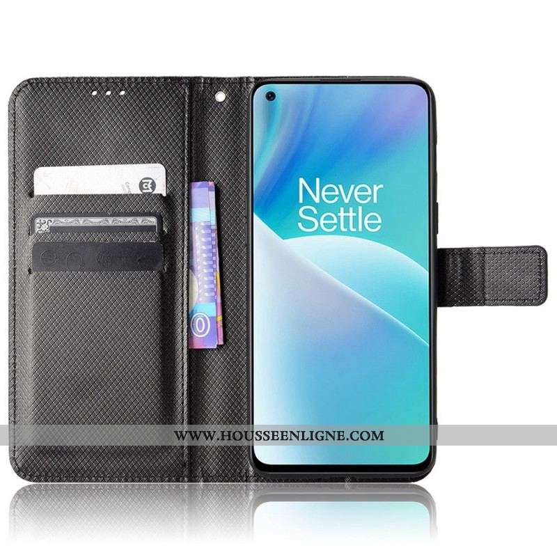 Housse OnePlus Nord 2T 5G Simili Cuir à Lanière