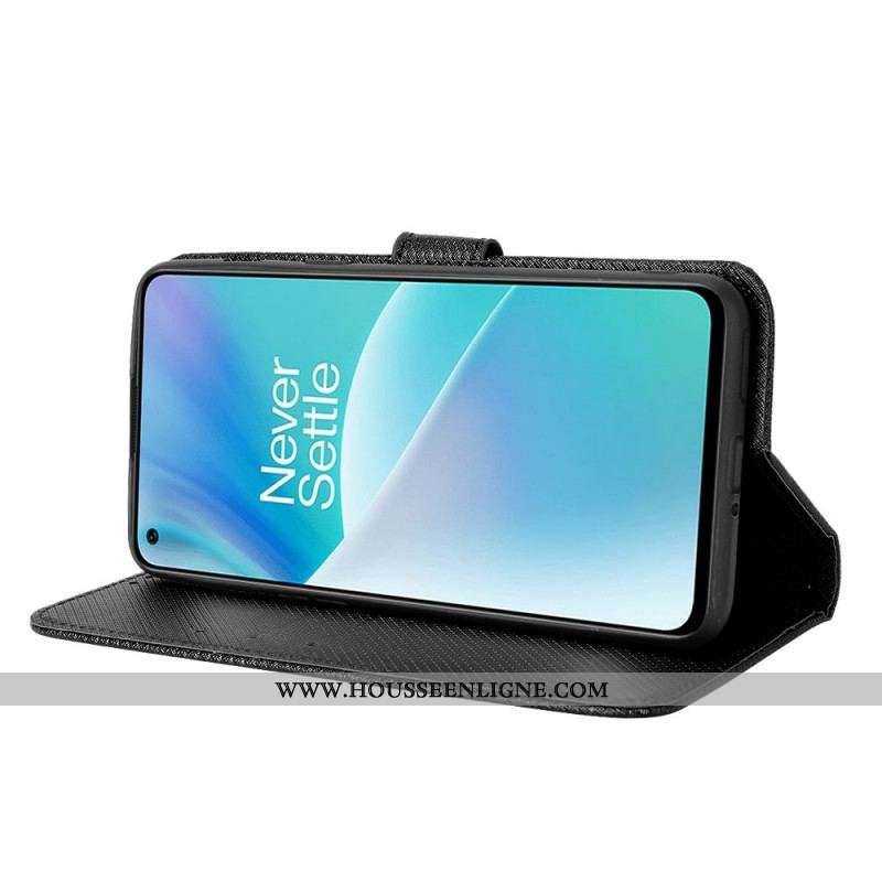 Housse OnePlus Nord 2T 5G Simili Cuir à Lanière
