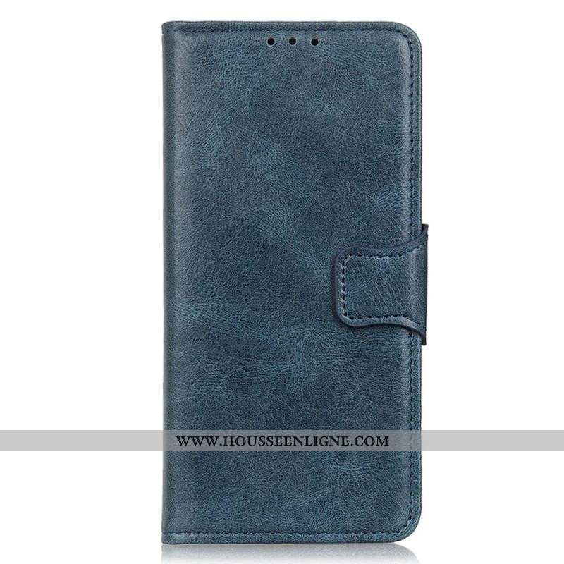 Housse OnePlus Nord 2T 5G Style Cuir Fermoir Réversible
