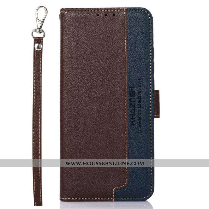 Housse OnePlus Nord 2T 5G Style Litchi RFID