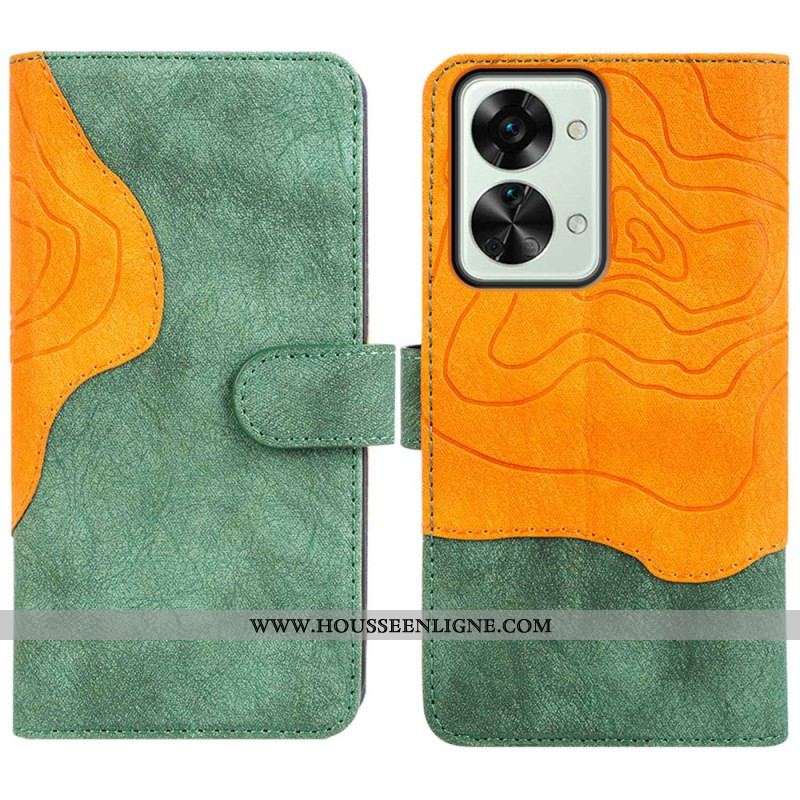 Housse OnePlus Nord 2T 5G Texture Bois Bicolore