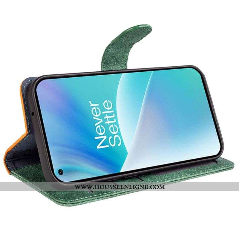 Housse OnePlus Nord 2T 5G Texture Bois Bicolore