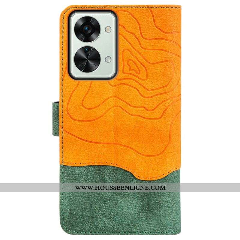 Housse OnePlus Nord 2T 5G Texture Bois Bicolore