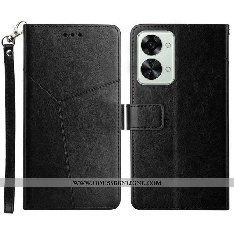 Housse OnePlus Nord 2T 5G Y Design à Lanière