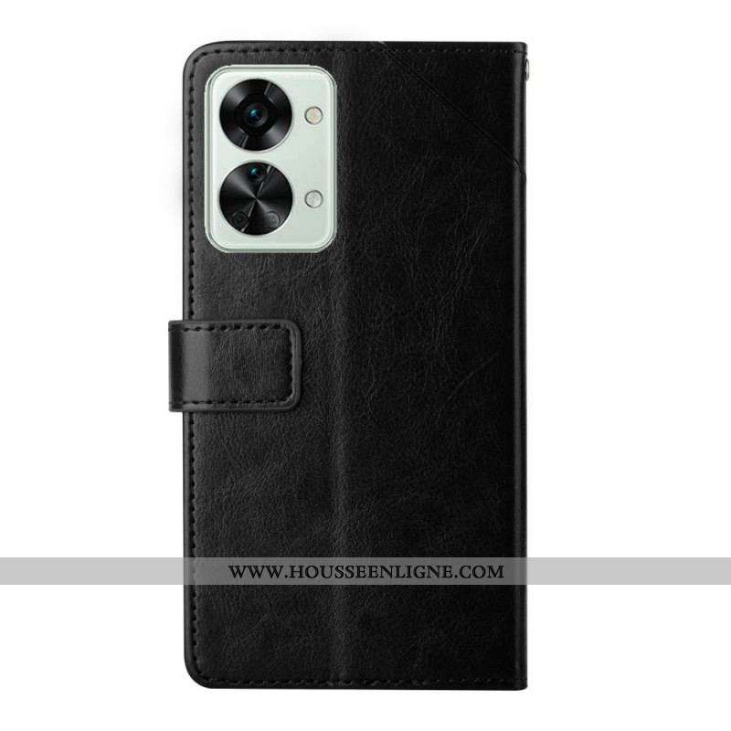 Housse OnePlus Nord 2T 5G Y Design à Lanière