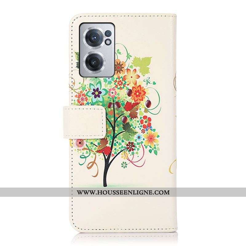 Housse OnePlus Nord CE 2 5G Arbre Multicolore en Fleurs