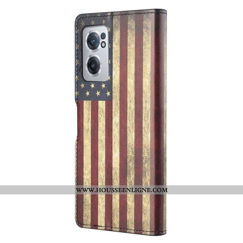 Housse OnePlus Nord CE 2 5G Drapeau Américain
