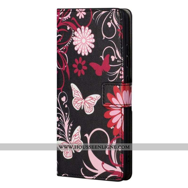 Housse OnePlus Nord CE 2 5G Fleurs et Papillons