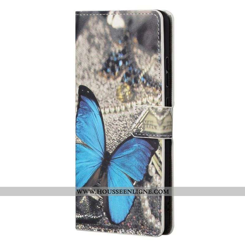 Housse OnePlus Nord CE 2 5G Papillon sur Tissu