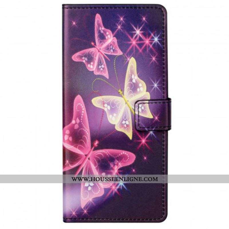 Housse OnePlus Nord CE 2 5G Papillons Néons