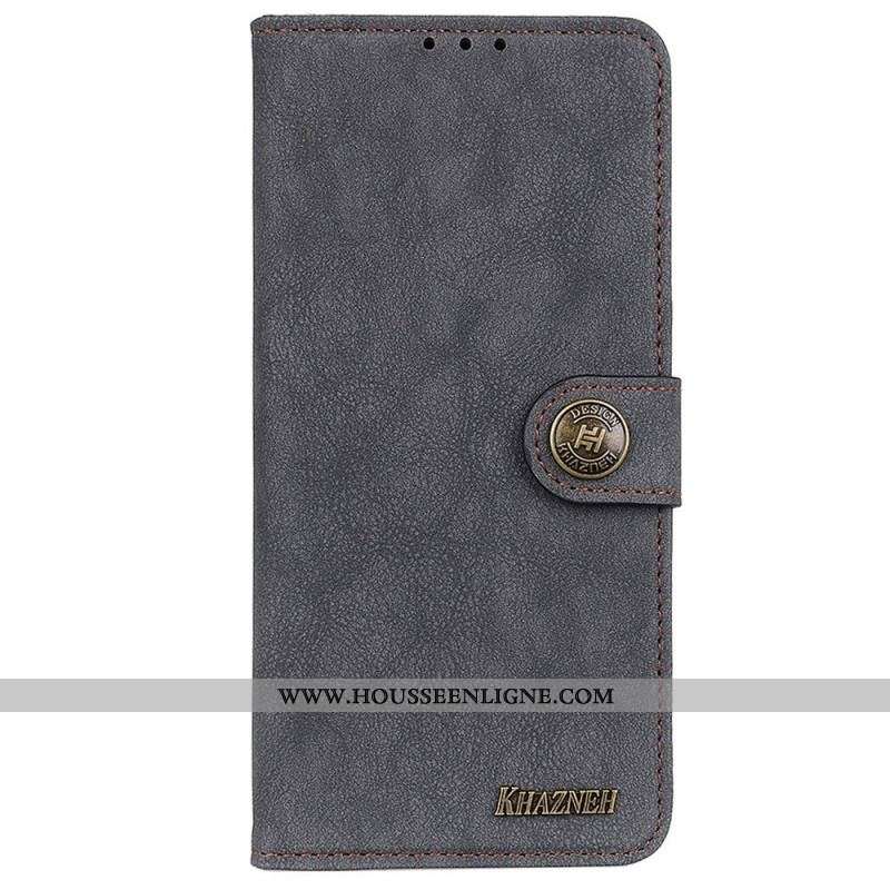 Housse OnePlus Nord CE 2 Lite 5G Cuir Fendu Vintage KHAZNEH