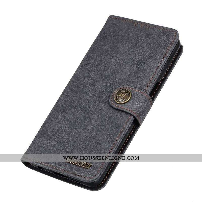 Housse OnePlus Nord CE 2 Lite 5G Cuir Fendu Vintage KHAZNEH