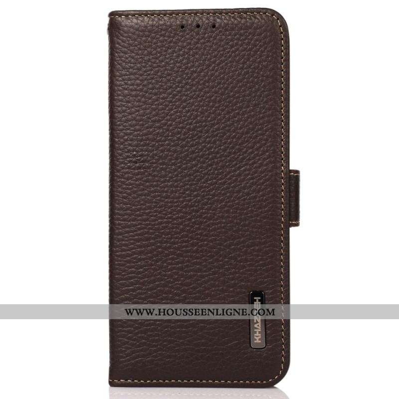 Housse OnePlus Nord CE 2 Lite 5G Cuir Litchi KHAZNEH RFID