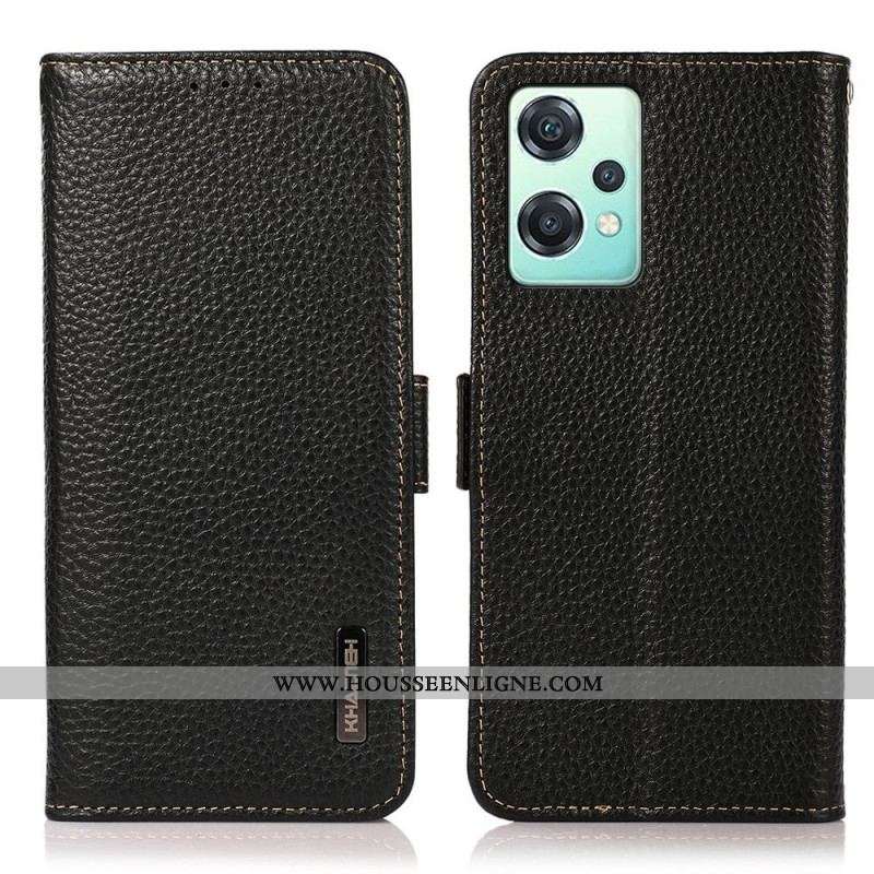 Housse OnePlus Nord CE 2 Lite 5G Cuir Litchi KHAZNEH RFID