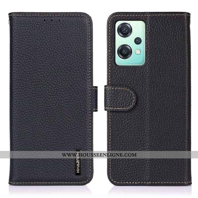 Housse OnePlus Nord CE 2 Lite 5G Cuir Litchi KHAZNEH