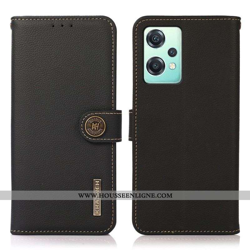 Housse OnePlus Nord CE 2 Lite 5G Cuir Véritable KHAZNEH RFID
