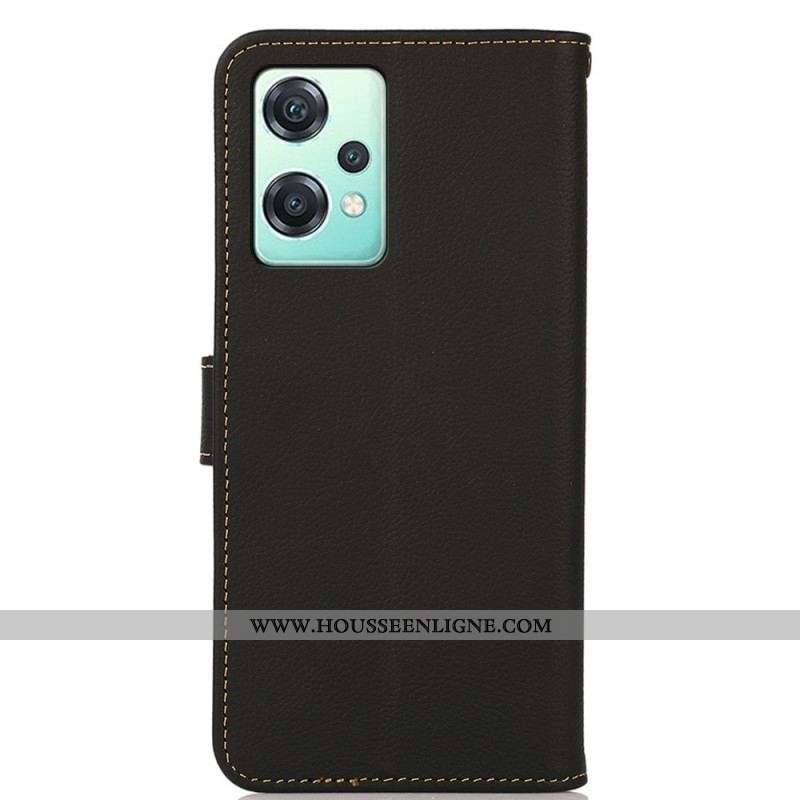 Housse OnePlus Nord CE 2 Lite 5G Cuir Véritable KHAZNEH RFID