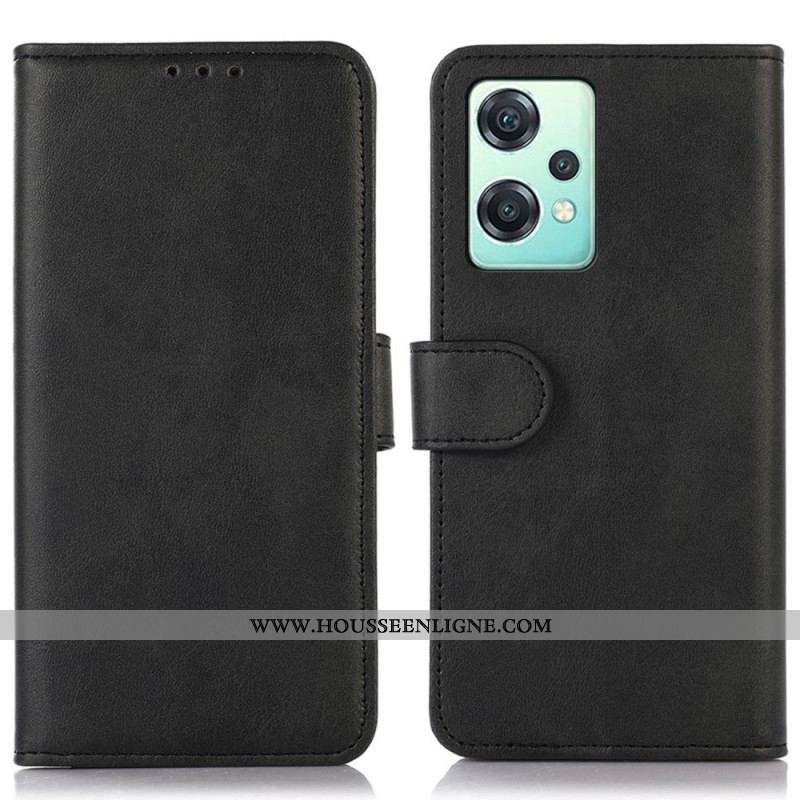 Housse OnePlus Nord CE 2 Lite 5G Effet Cuir Uni