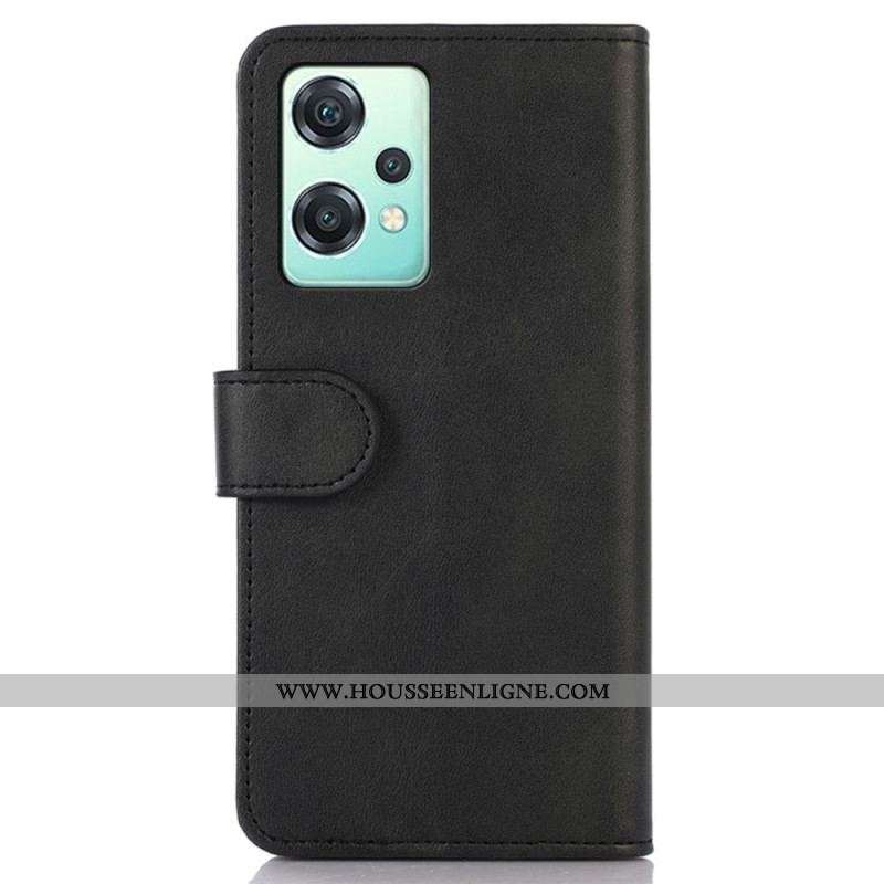 Housse OnePlus Nord CE 2 Lite 5G Effet Cuir Uni