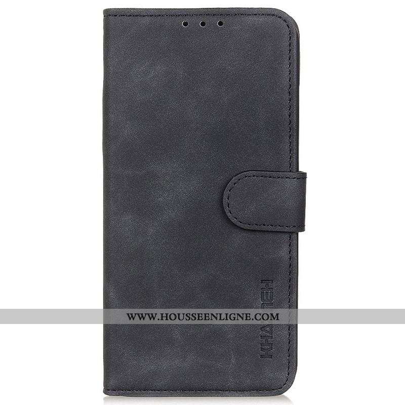 Housse OnePlus Nord CE 2 Lite 5G Effet Cuir Vintage KHAZNEH