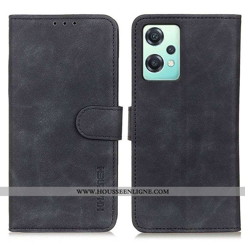 Housse OnePlus Nord CE 2 Lite 5G Effet Cuir Vintage KHAZNEH