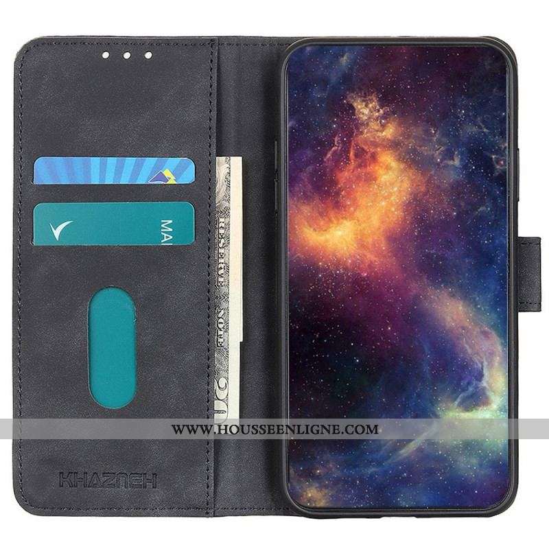 Housse OnePlus Nord CE 2 Lite 5G Effet Cuir Vintage KHAZNEH