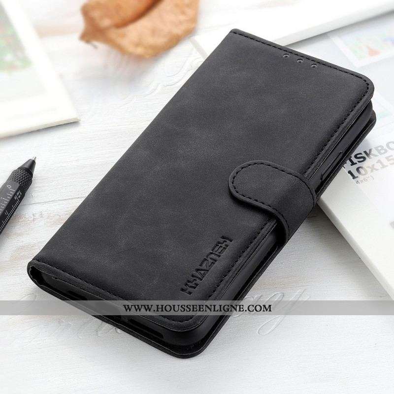 Housse OnePlus Nord CE 2 Lite 5G Effet Cuir Vintage KHAZNEH