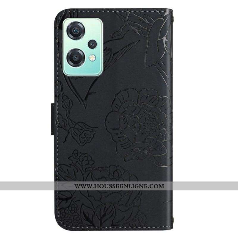 Housse OnePlus Nord CE 2 Lite 5G Papillons et Bandoulière