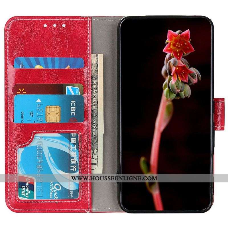 Housse OnePlus Nord CE 2 Lite 5G Simili Cuir Brillant