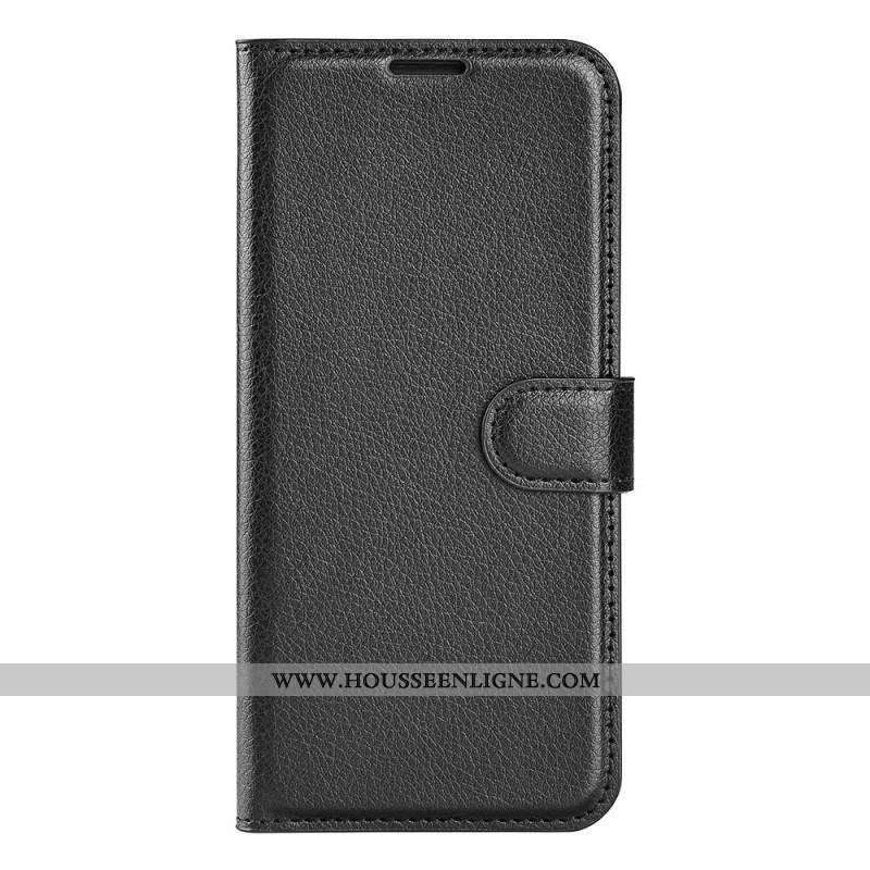 Housse OnePlus Nord CE 2 Lite 5G Simili Cuir Litchi Classique