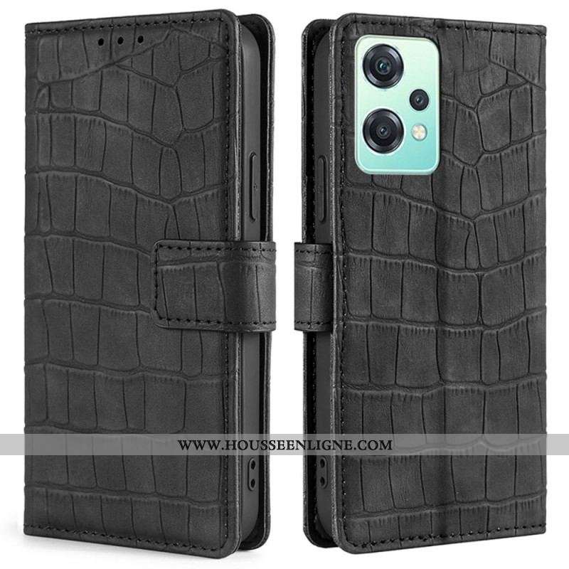 Housse OnePlus Nord CE 2 Lite 5G Style Peau de Crocodile