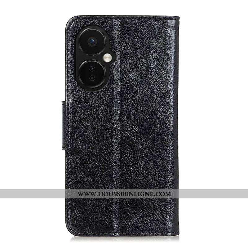 Housse OnePlus Nord CE 3 Lite 5G Cuir Fendu Nappa