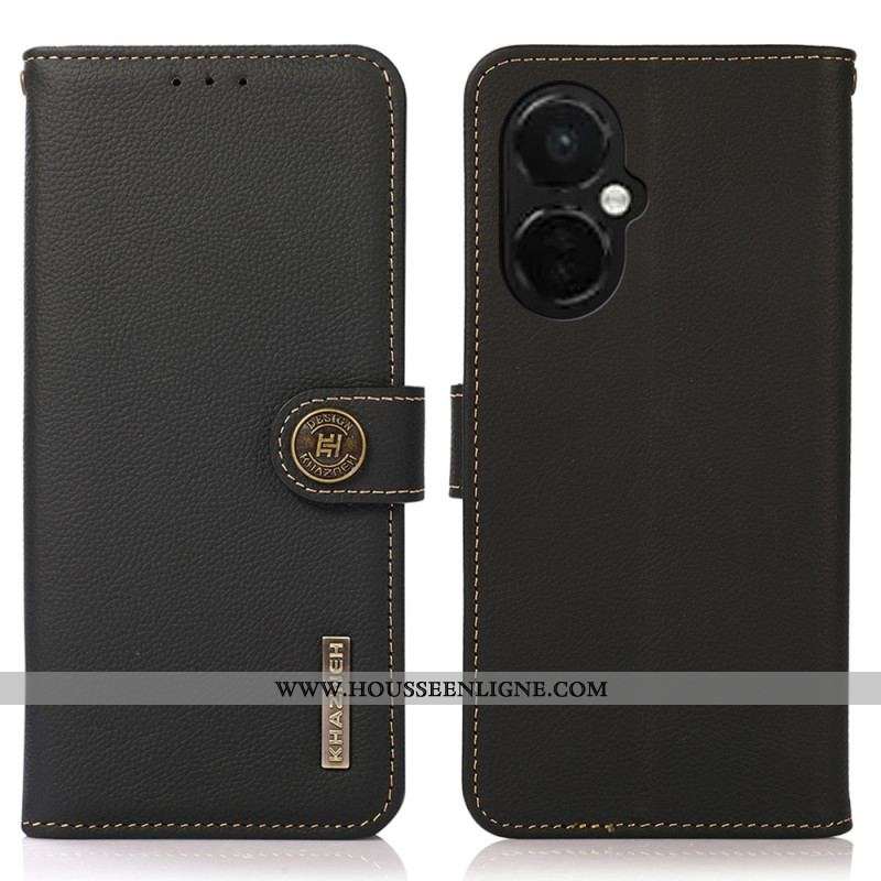 Housse OnePlus Nord CE 3 Lite 5G Cuir Véritable KHAZNEH RFID
