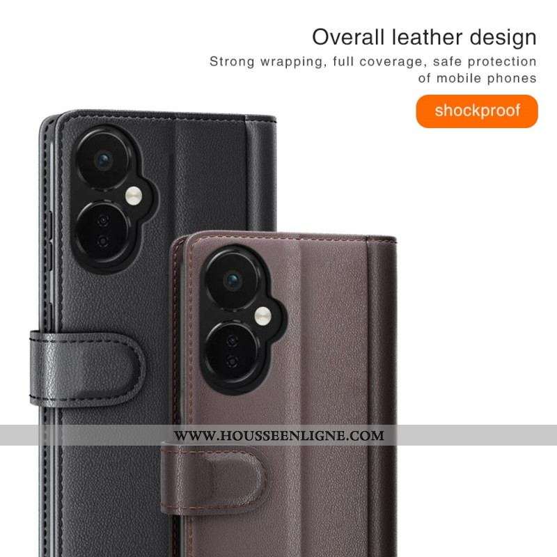 Housse OnePlus Nord CE 3 Lite 5G Cuir Véritable