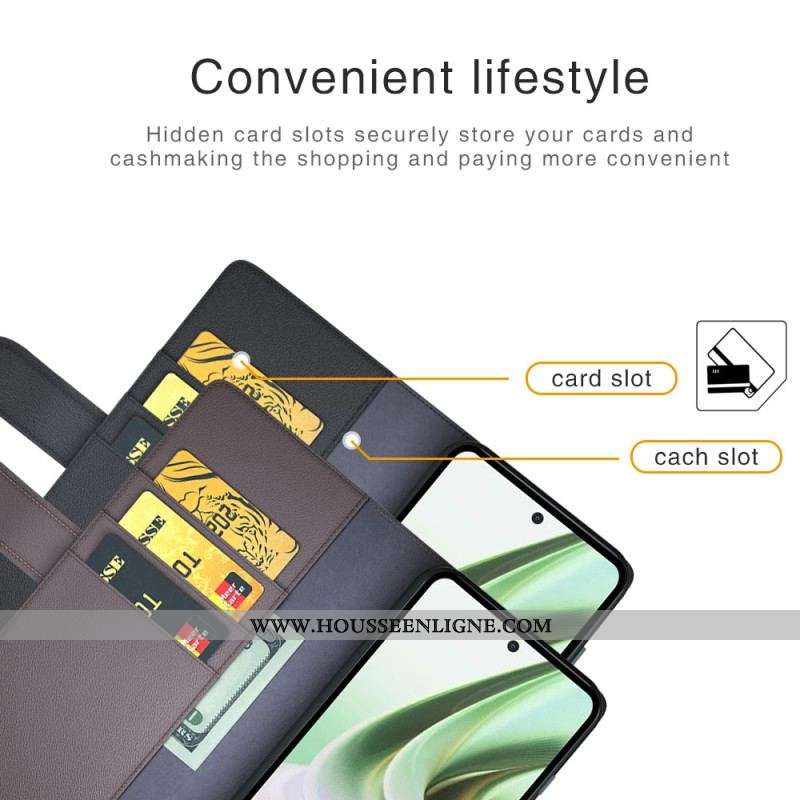 Housse OnePlus Nord CE 3 Lite 5G Cuir Véritable