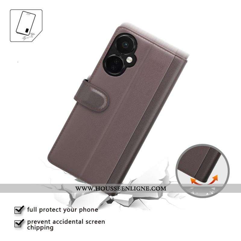 Housse OnePlus Nord CE 3 Lite 5G Cuir Véritable