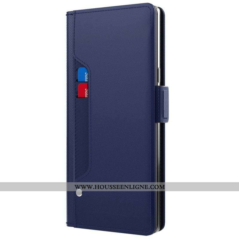 Housse OnePlus Nord CE 3 Lite 5G Miroir et Porte-Cartes Amovible