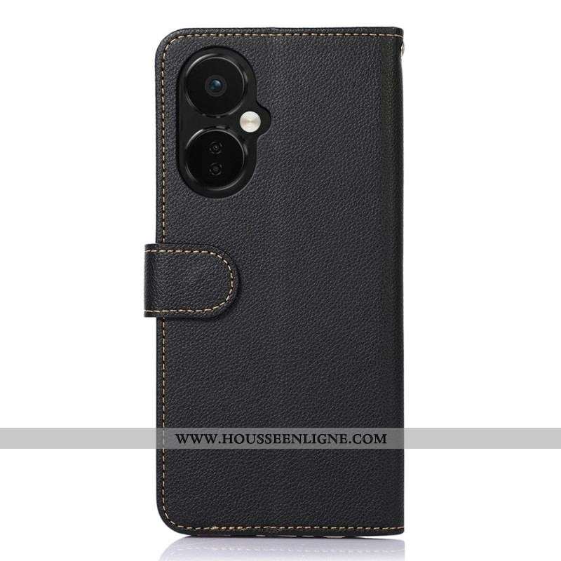 Housse OnePlus Nord CE 3 Lite 5G Style Litchi RFID