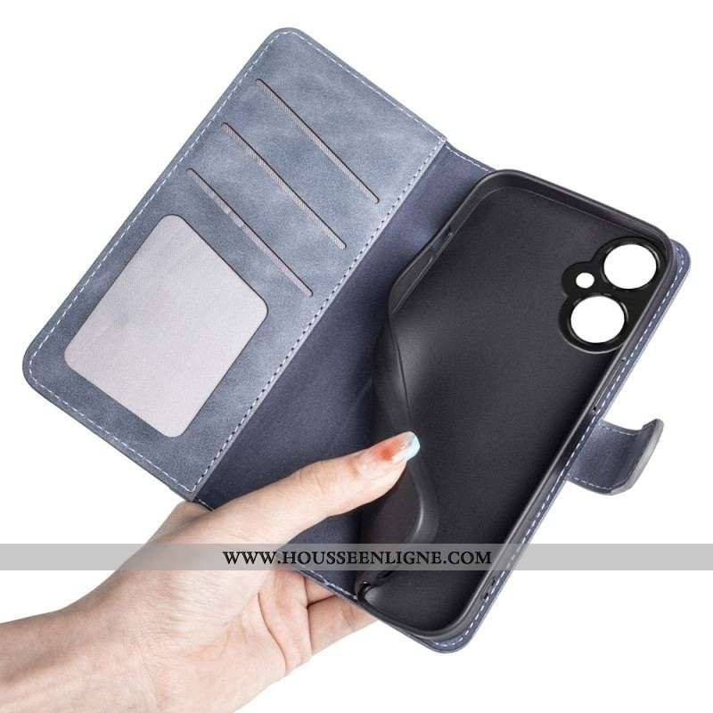Housse OnePlus Nord CE 3 Lite 5G Style cuir Contrasté
